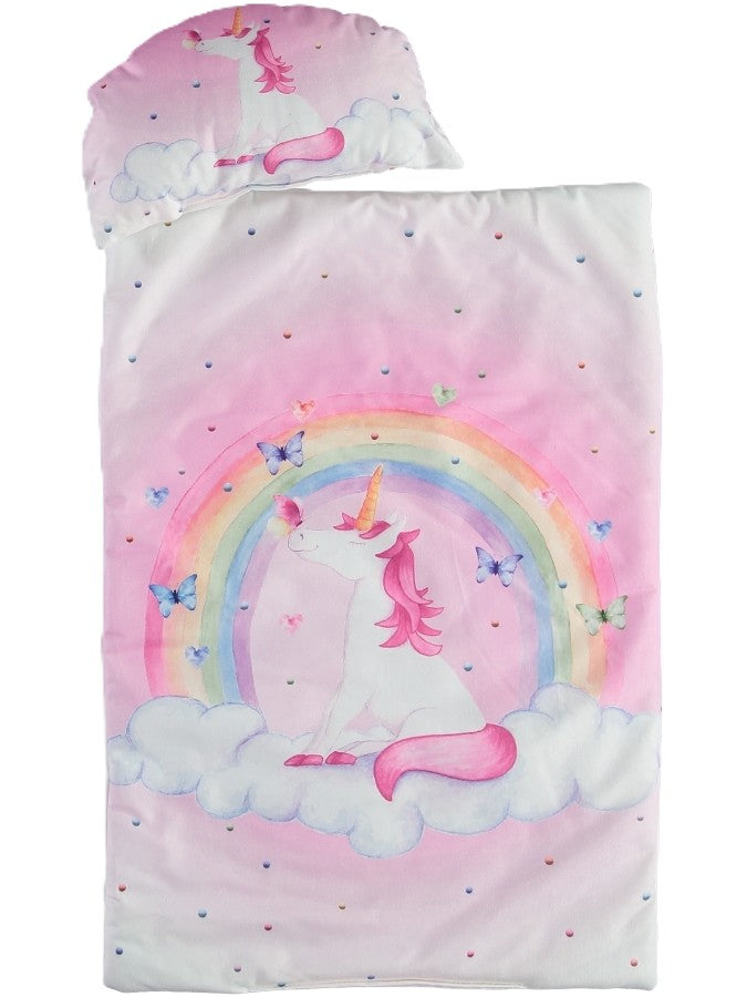 Wickelunterlage „Unicorn Rainbow“ – für Babymädchen | Weich & wasserabweisend