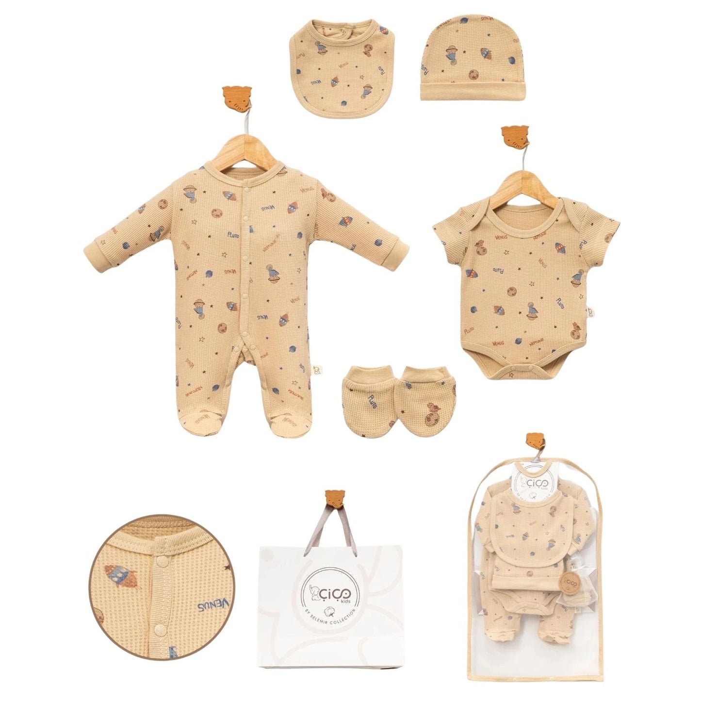 Baby Geschenkset Beige