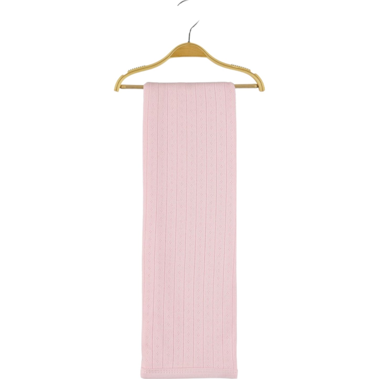 Doppellagige Babydecke aus 100 % Baumwolle – 3 Farben Hellblau, Rosa & Weiß
