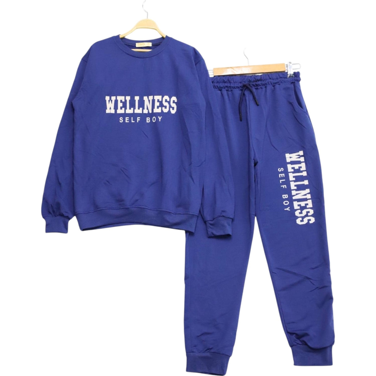 Kinder Trainingsanzug – 2-teiliges Set „Wellness Self Boy“ in Blau