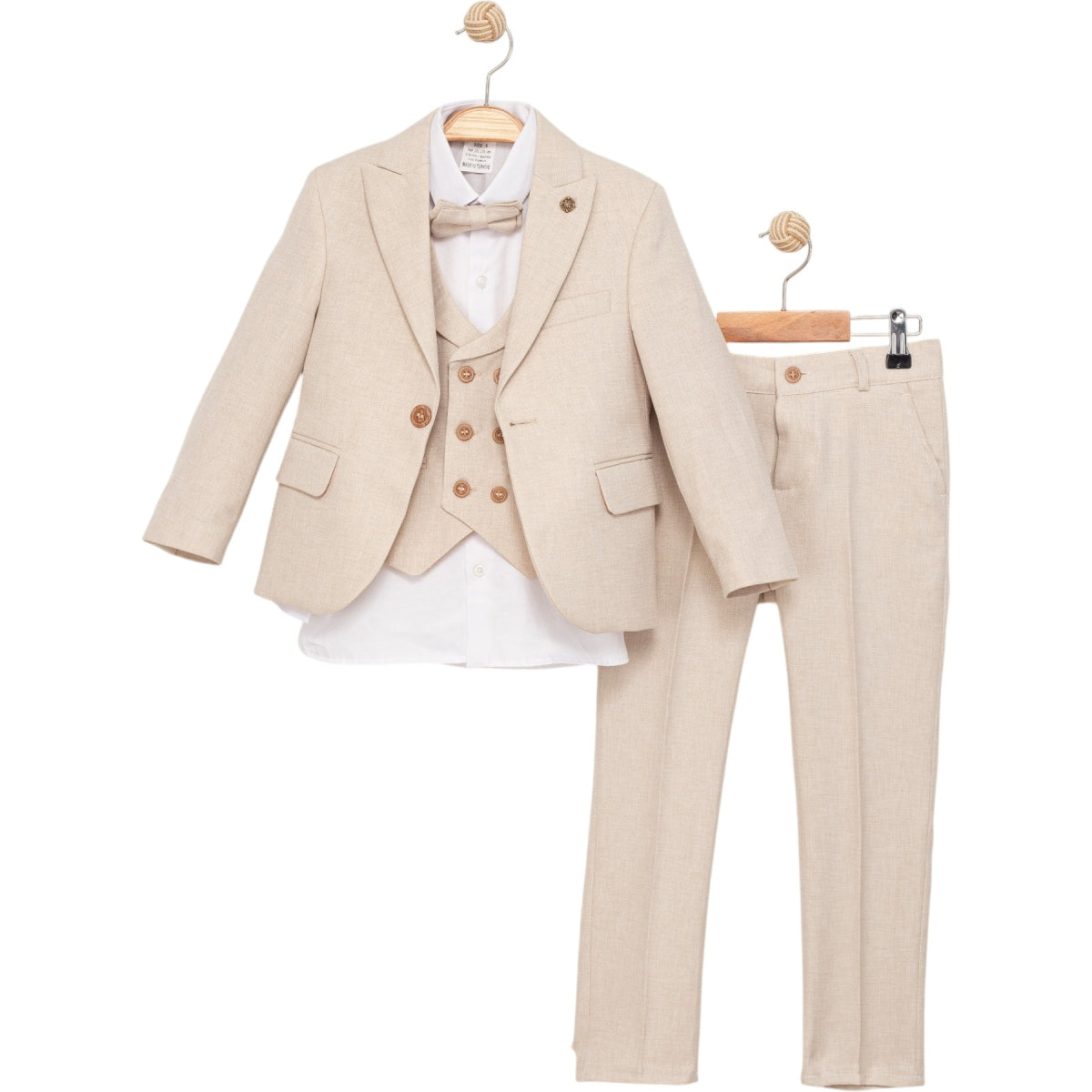 Jungen Anzug Set Beige