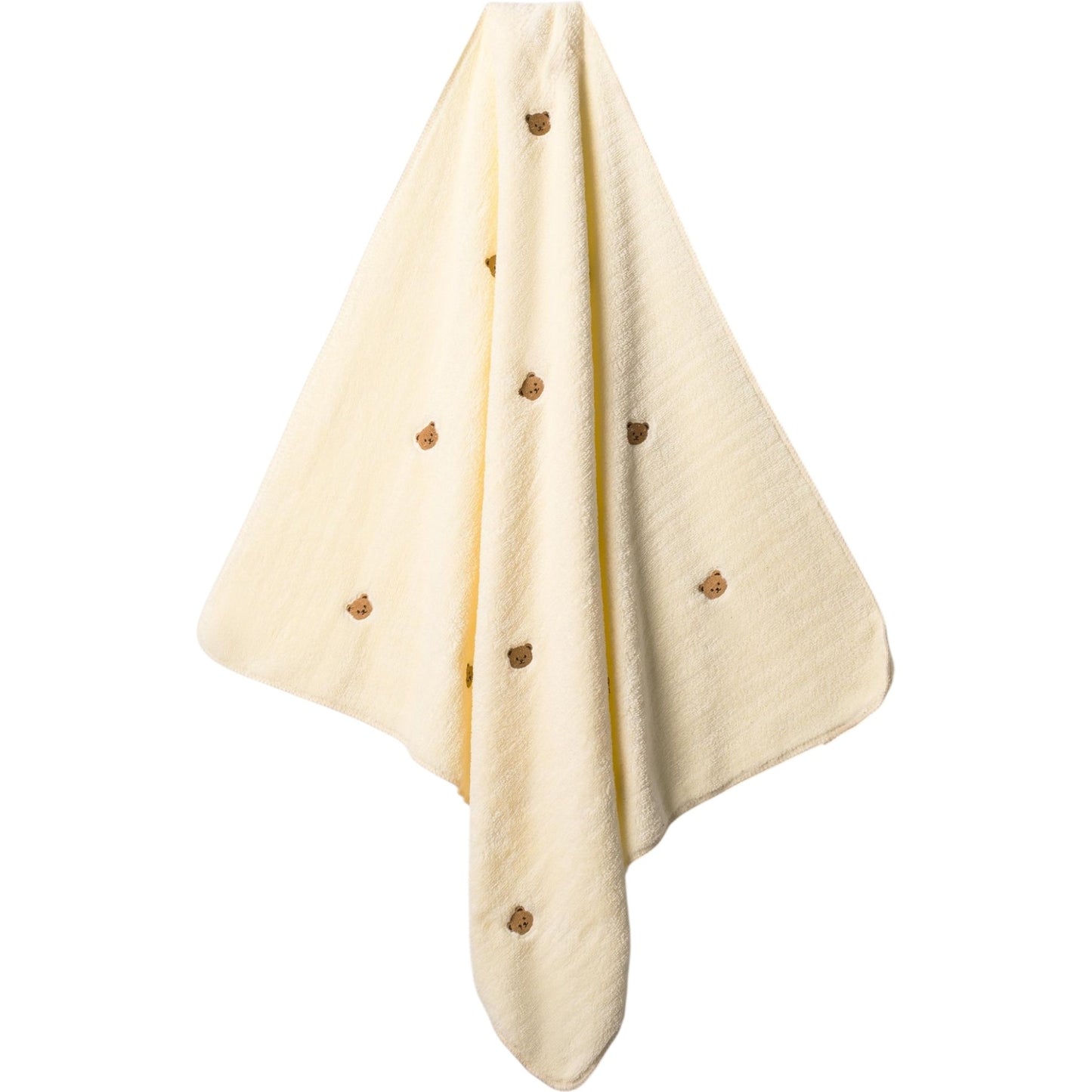 Babydecke Creme Bärenmotiv