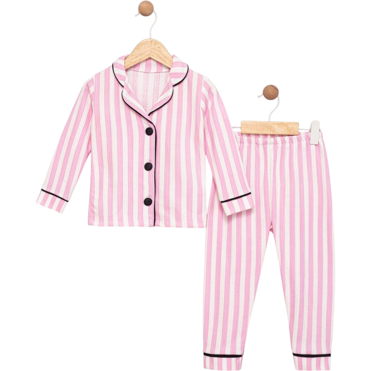 Mädchen Pyjama – gestreift & gemütlich 🌙👧