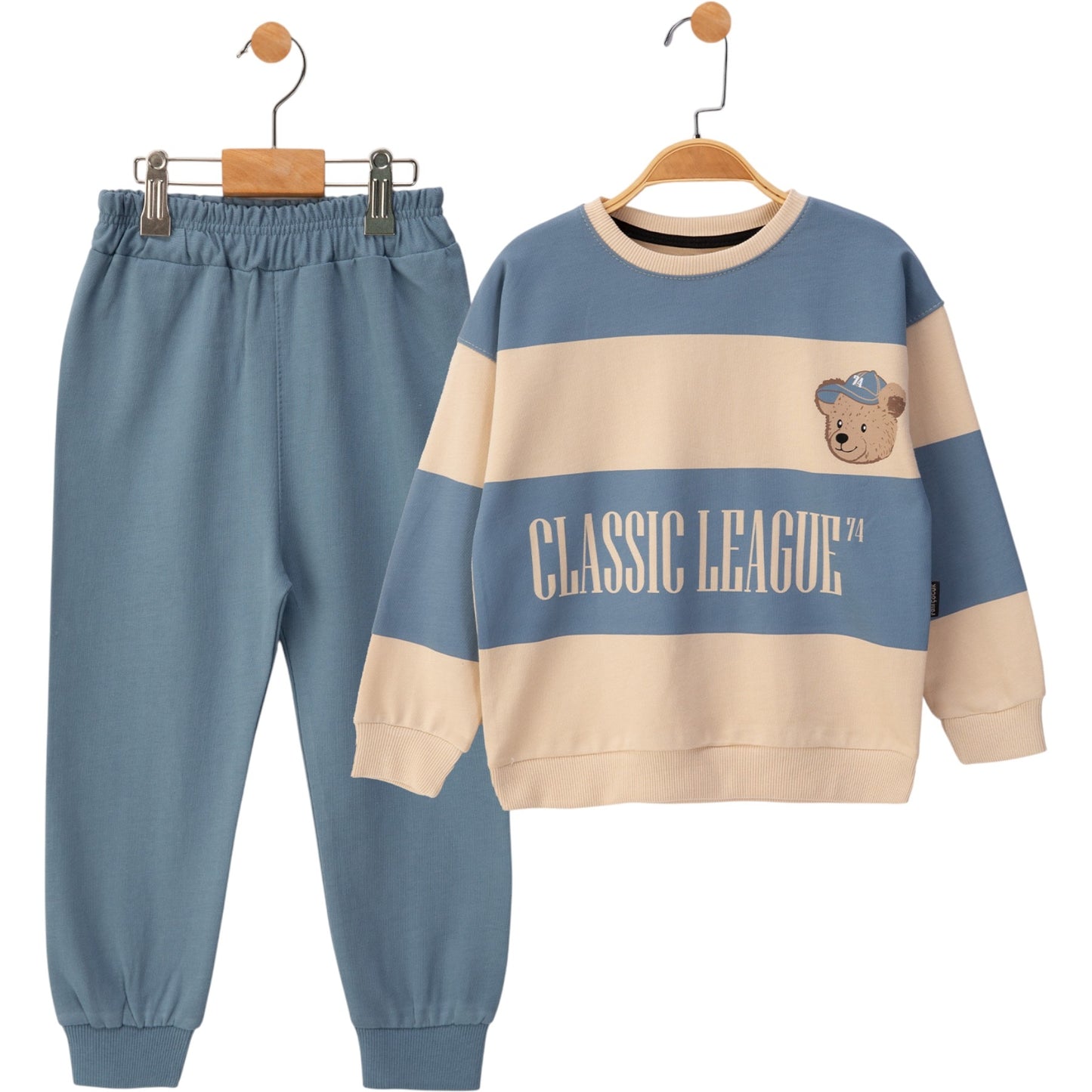 2-teiliges Jungen Outfit – Sweatshirt & Hose (in 2 Farben)