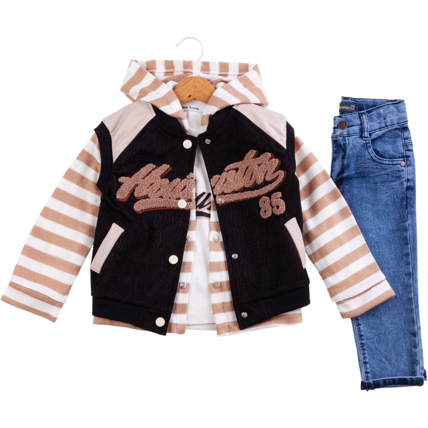 Vierteiliges Outfit-Set für Jungs – cool & komplett 🧢👖