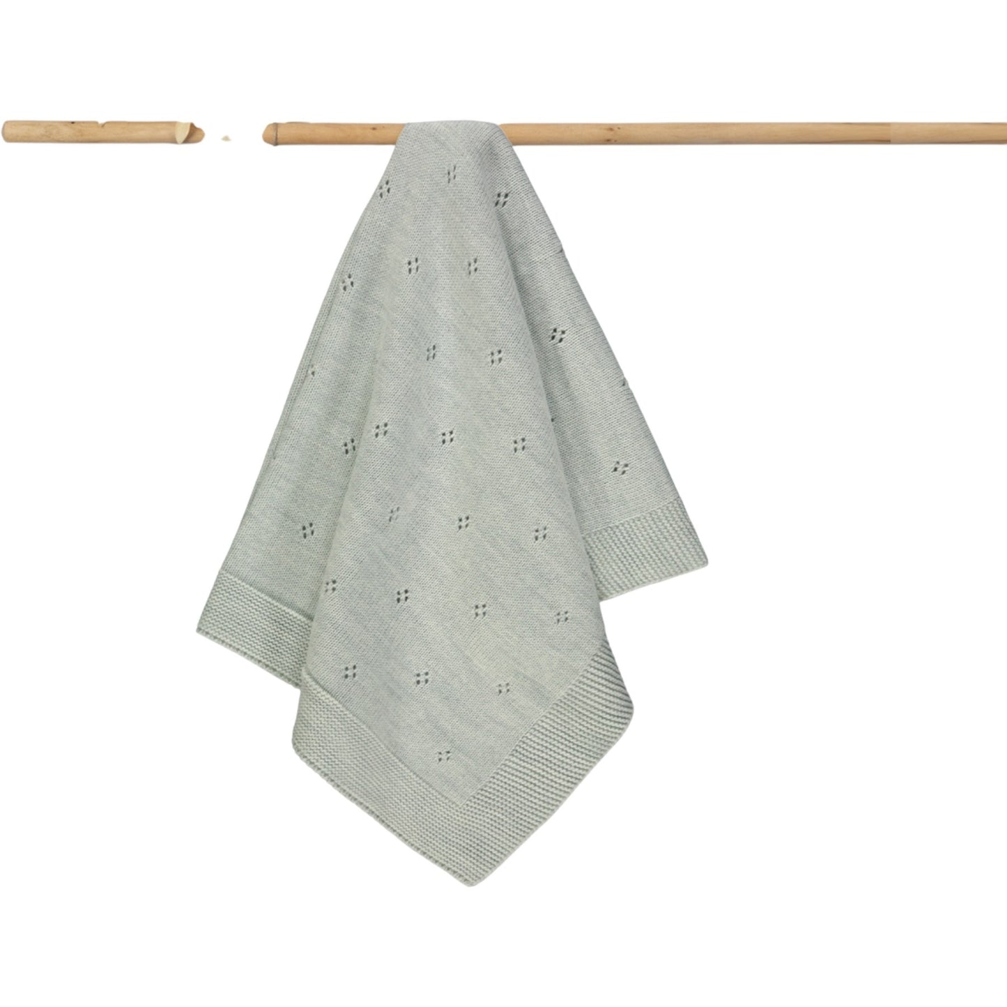 Baby Strickdecke Lochmuster