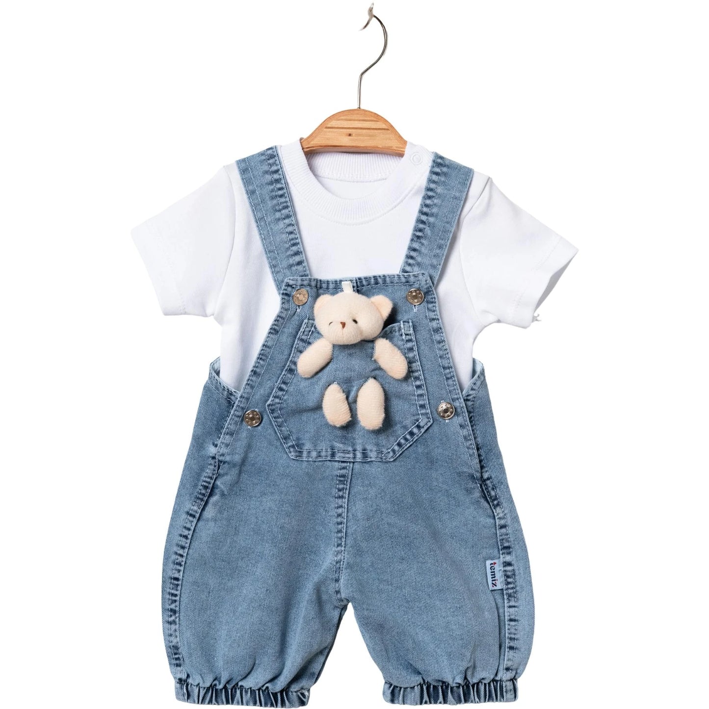 Latzhosen-Set Jeans Bär