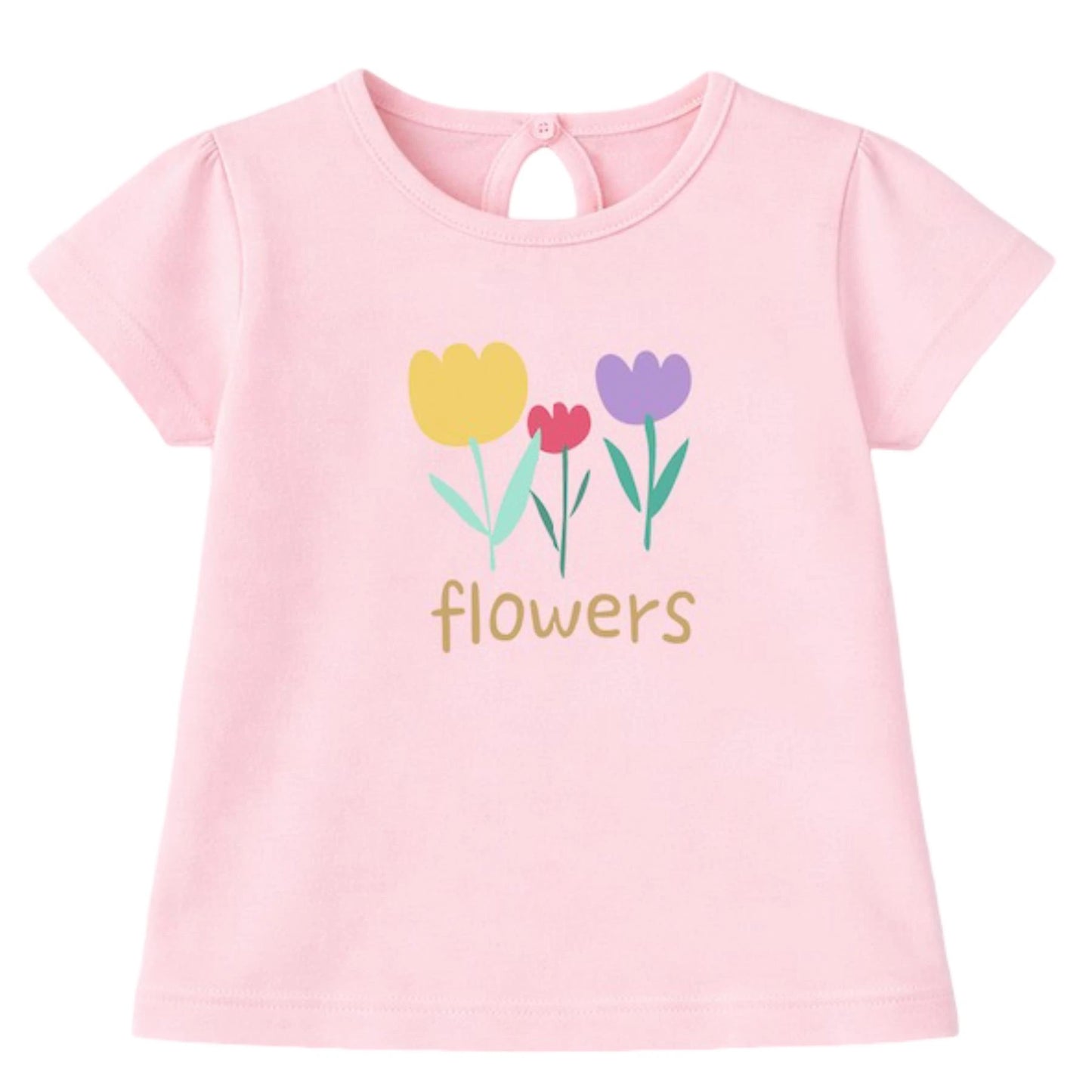 Baby T-Shirt Blumen