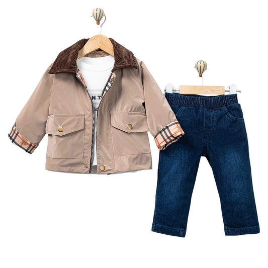 Baby Jungen Set Jacke Jeans