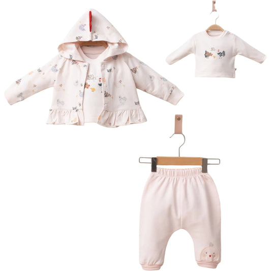 Baby KombiSet mit Hühnchen Motiv