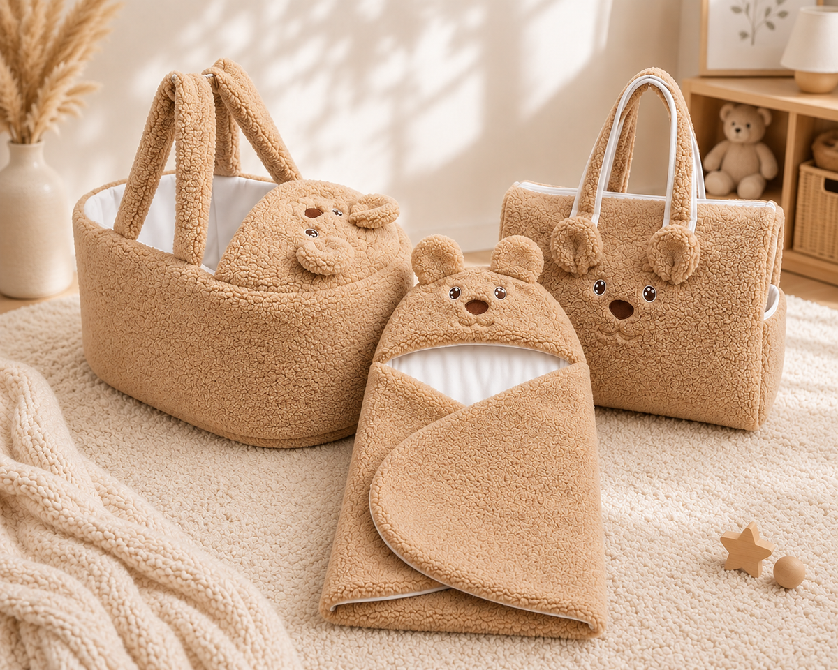 Babytragetasche Set Teddy
