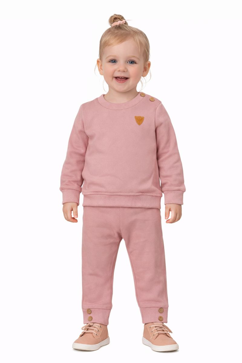 Mädchen Set – bequemes Zweiteiler-Outfit in Rosa 👧🌸