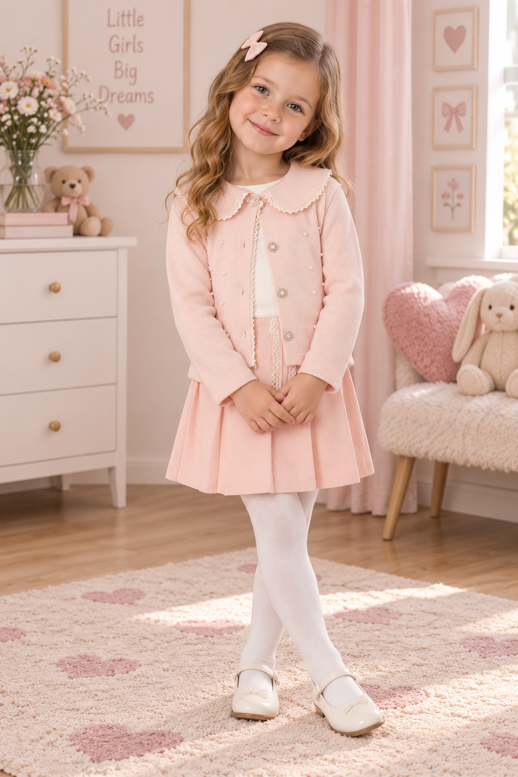 Mädchen Outfit Set – elegant & modern (3-teilig) 👧🌸