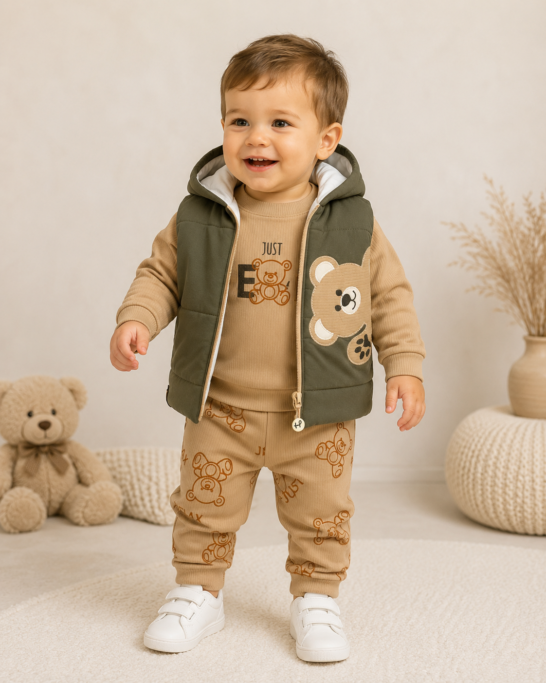 Babyset Bärenmotiv