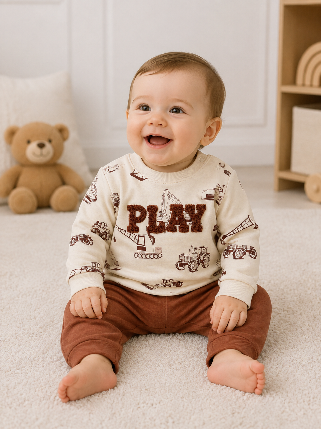 Baby Set Baumwolle Fahrzeuge