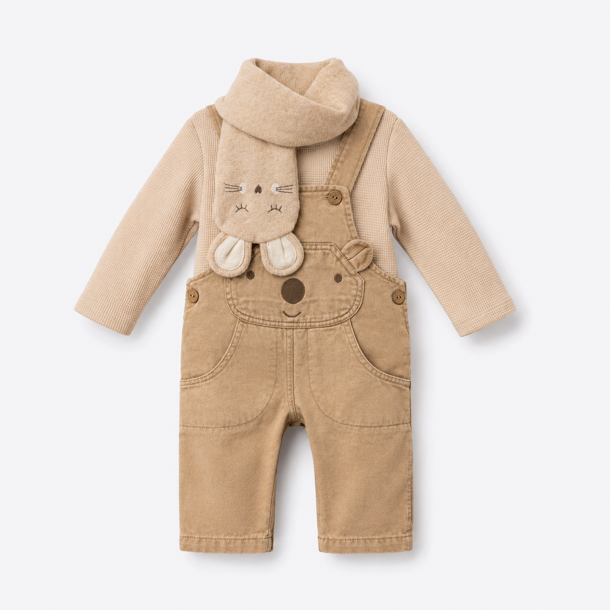 Baby Jungen Latzhose Bär