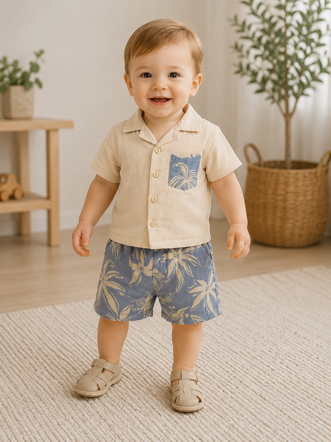 Outfit Set Hemd Shorts