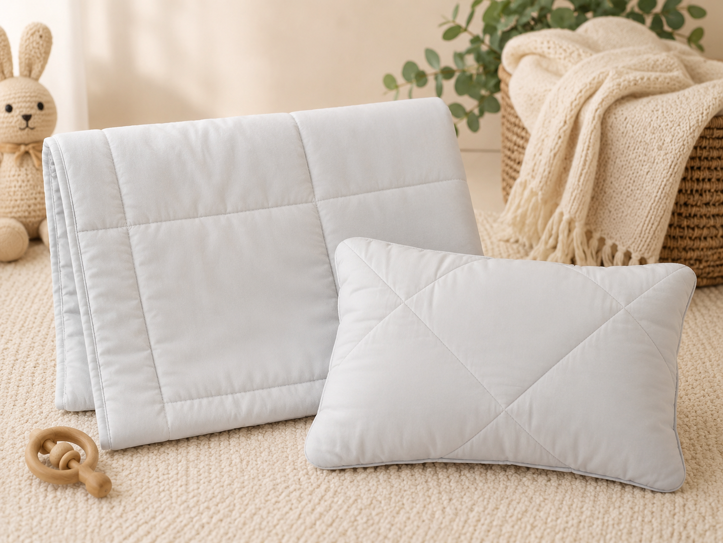 Baby Bettdecke Kissen Set