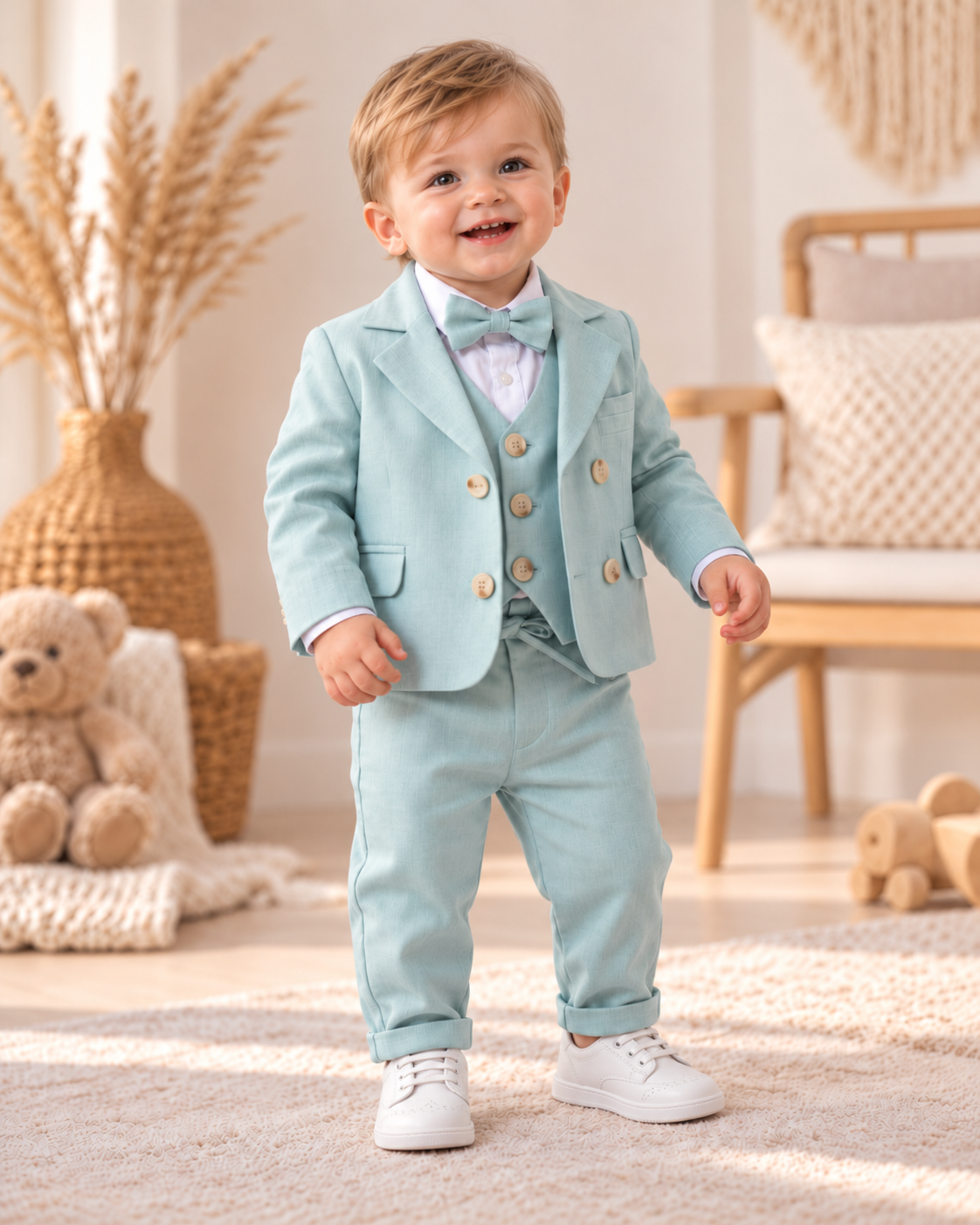 Baby Anzug 5-teilig Mintgrün