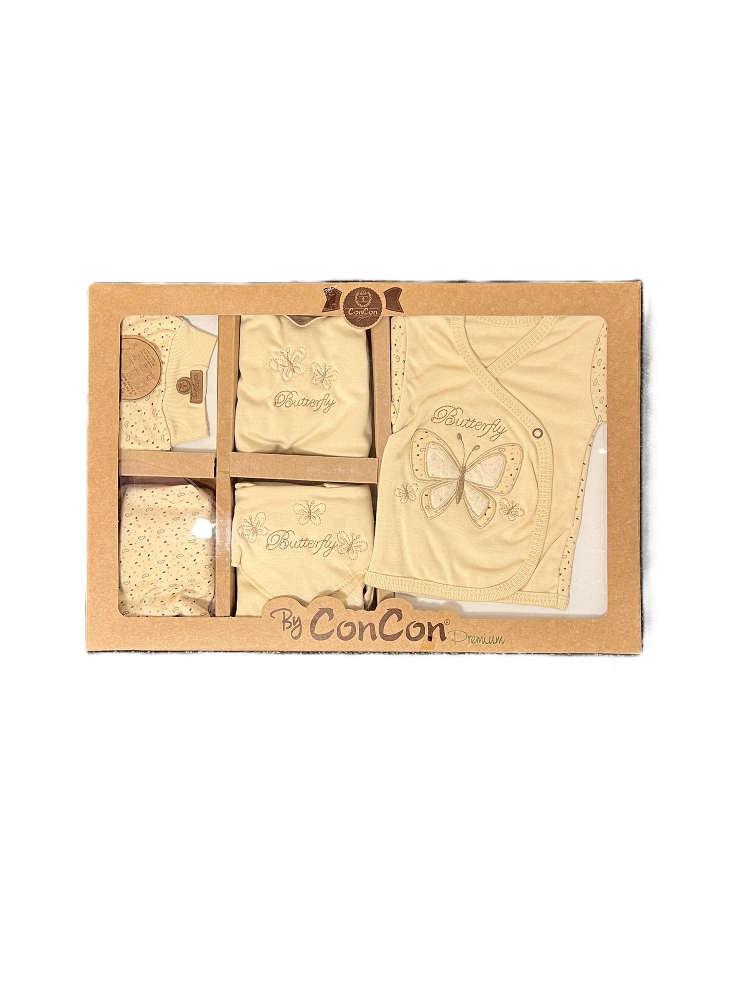 5-teiliges Baby Erstlingsset – Butterfly Design