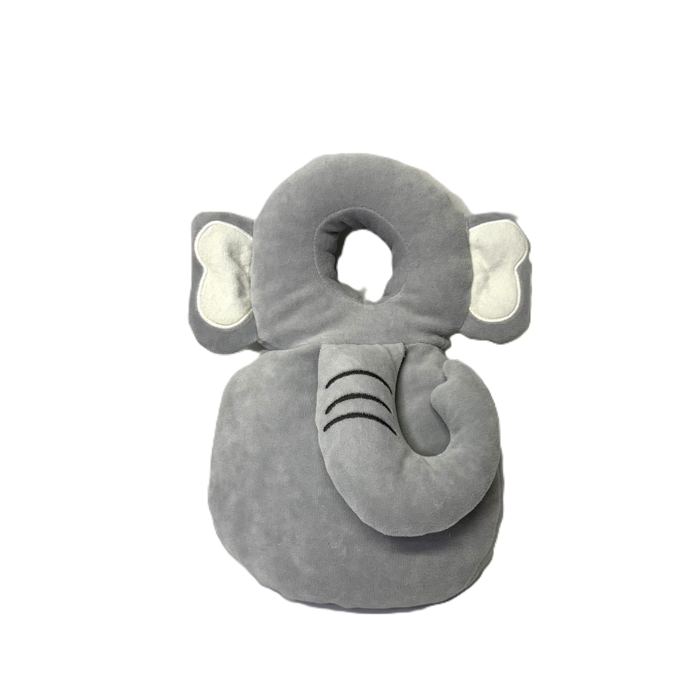 Baby Kopf- & Rückenschutz – Elefanten Design, weich & sicher
