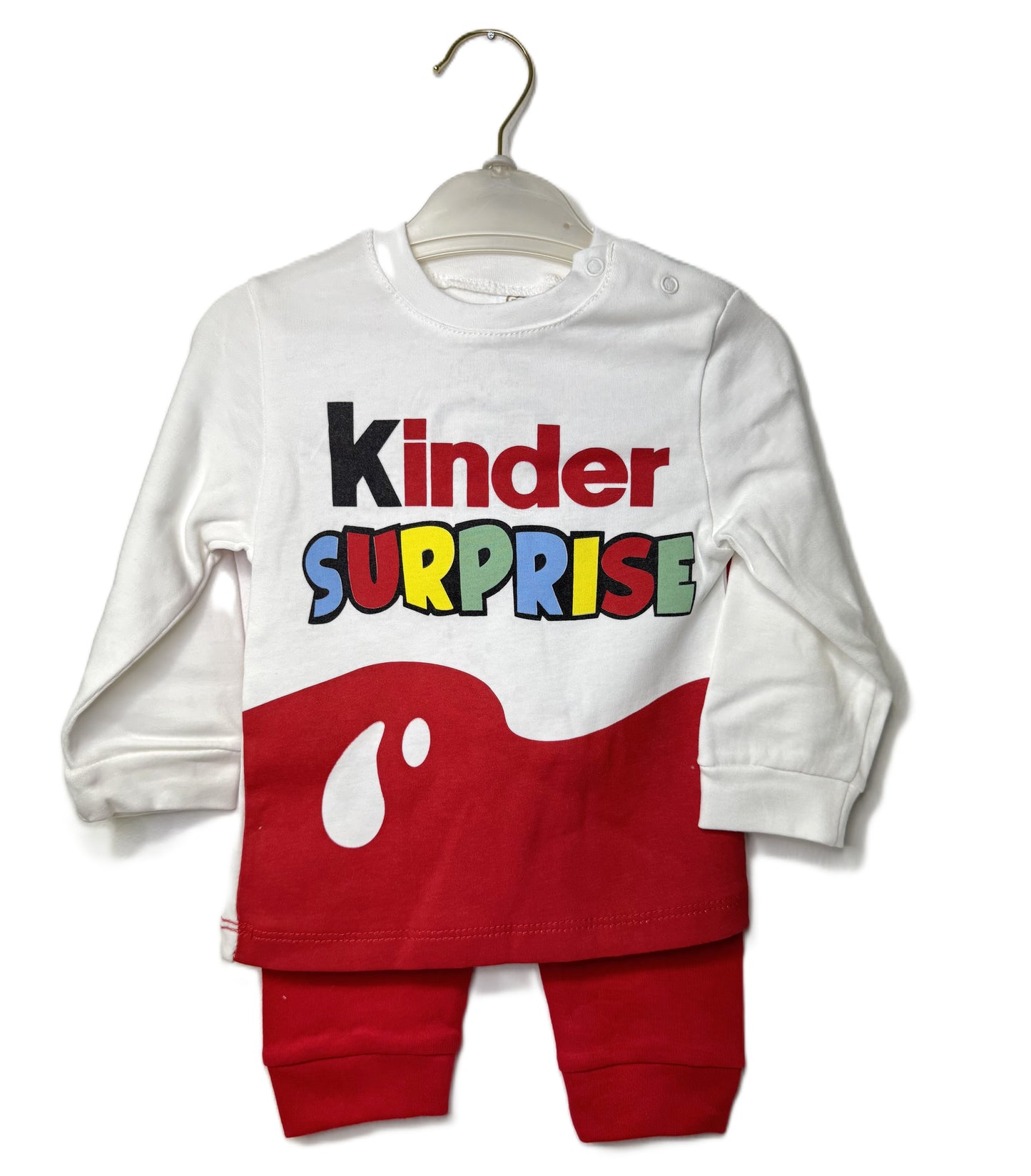 Kinder Surprise 2-teiliges Baby Outfit – Langarmshirt & Hose