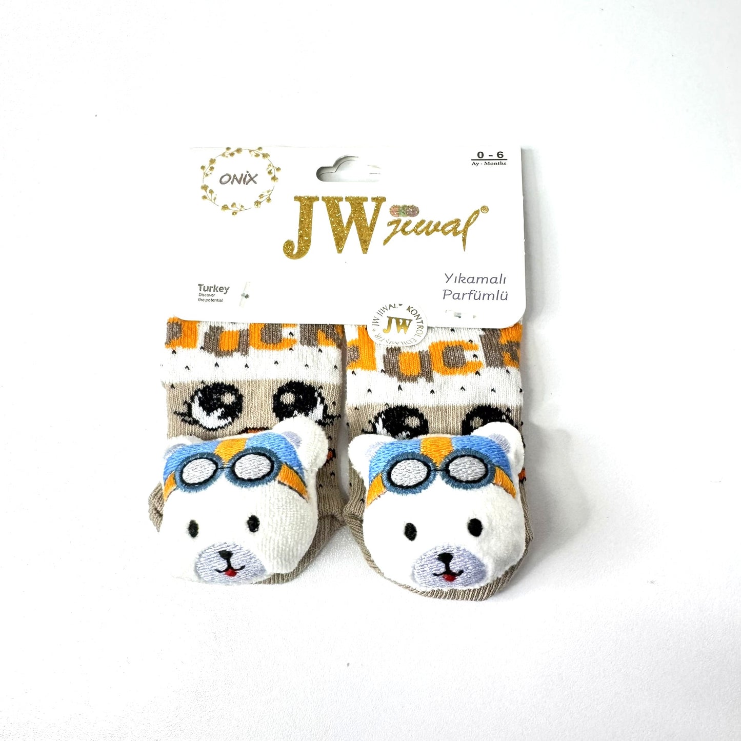 Babysocken 0–6 Monate – Tiermotiv
