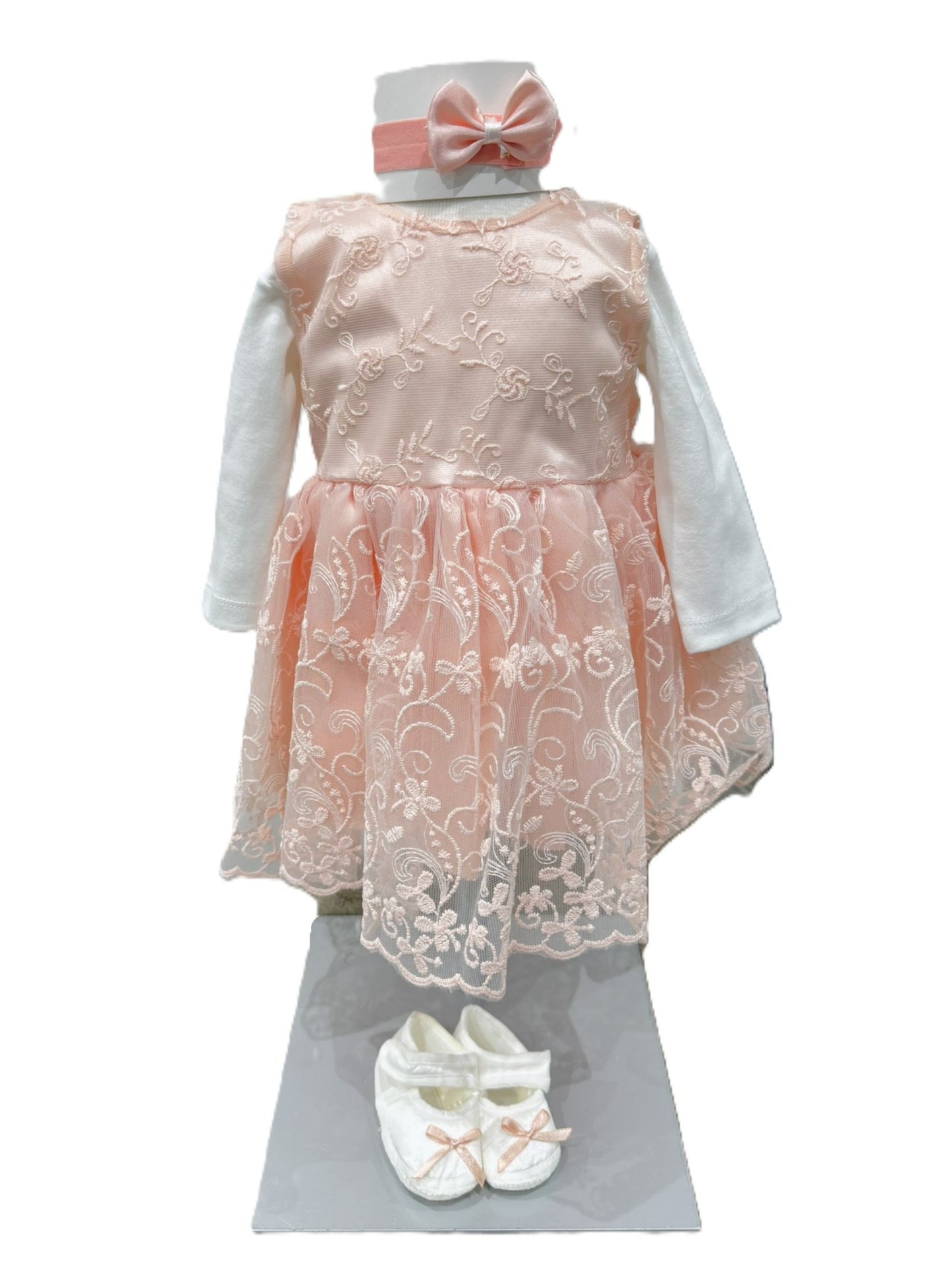 Baby Mädchen Kleiderset – 4-teilig & festlich 👗🎀