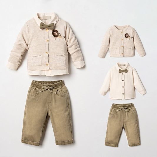 Baby Jungen Set Löwe
