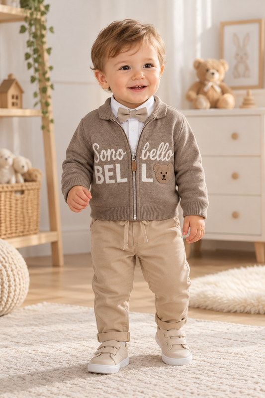 Baby Jungen Set 4-teilig Teddy