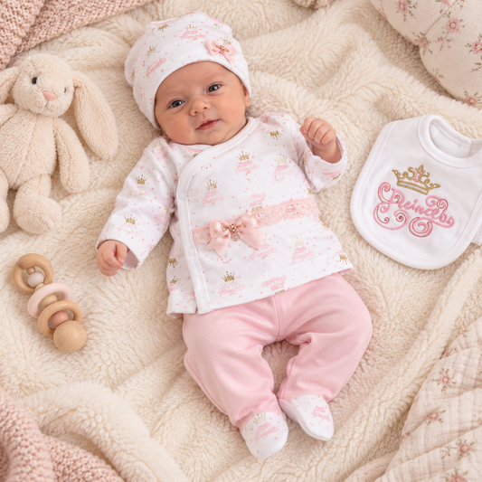 Erstlingsset 4-teilig Little Prince Princess