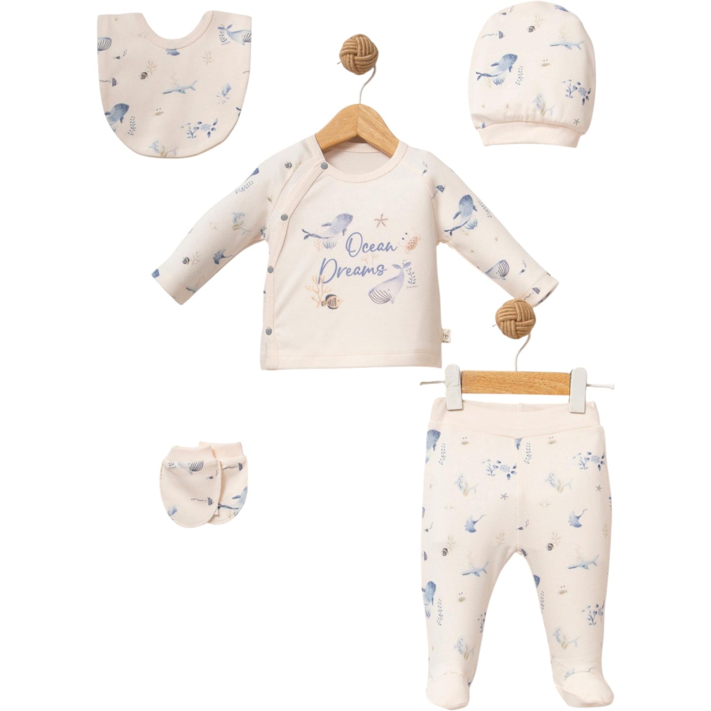 Baby Erstlingsset 5-teilig „Ocean Dreams“