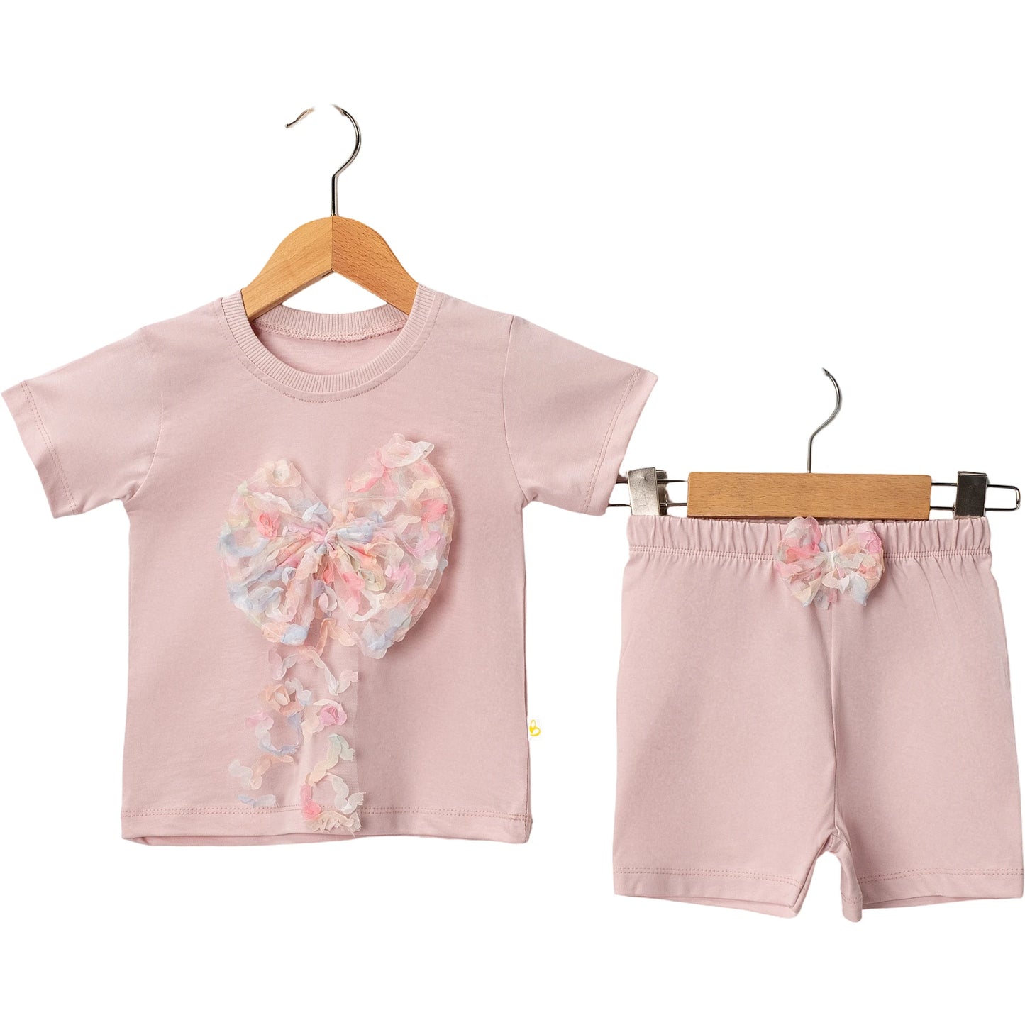 Mädchen Set Schleife Tüll 2-teilig