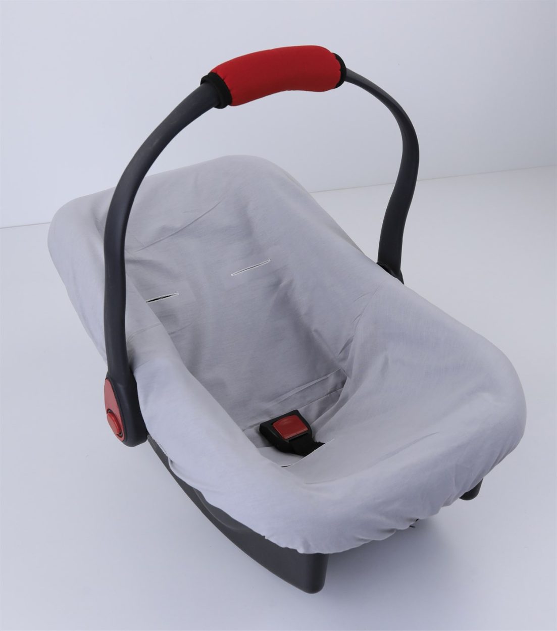 Kinderwagen Set Grau Schleife
