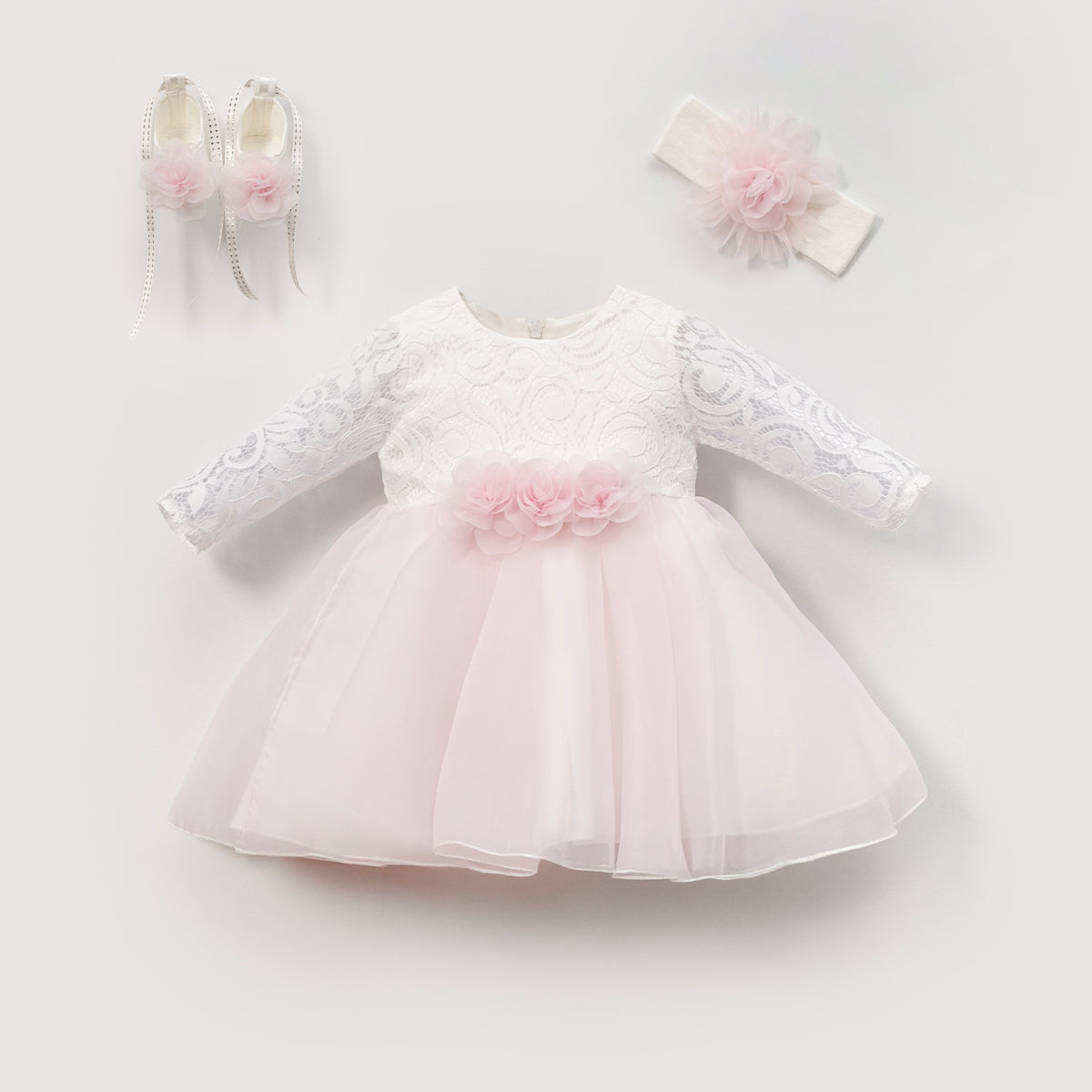 Festkleid Spitze Blumen