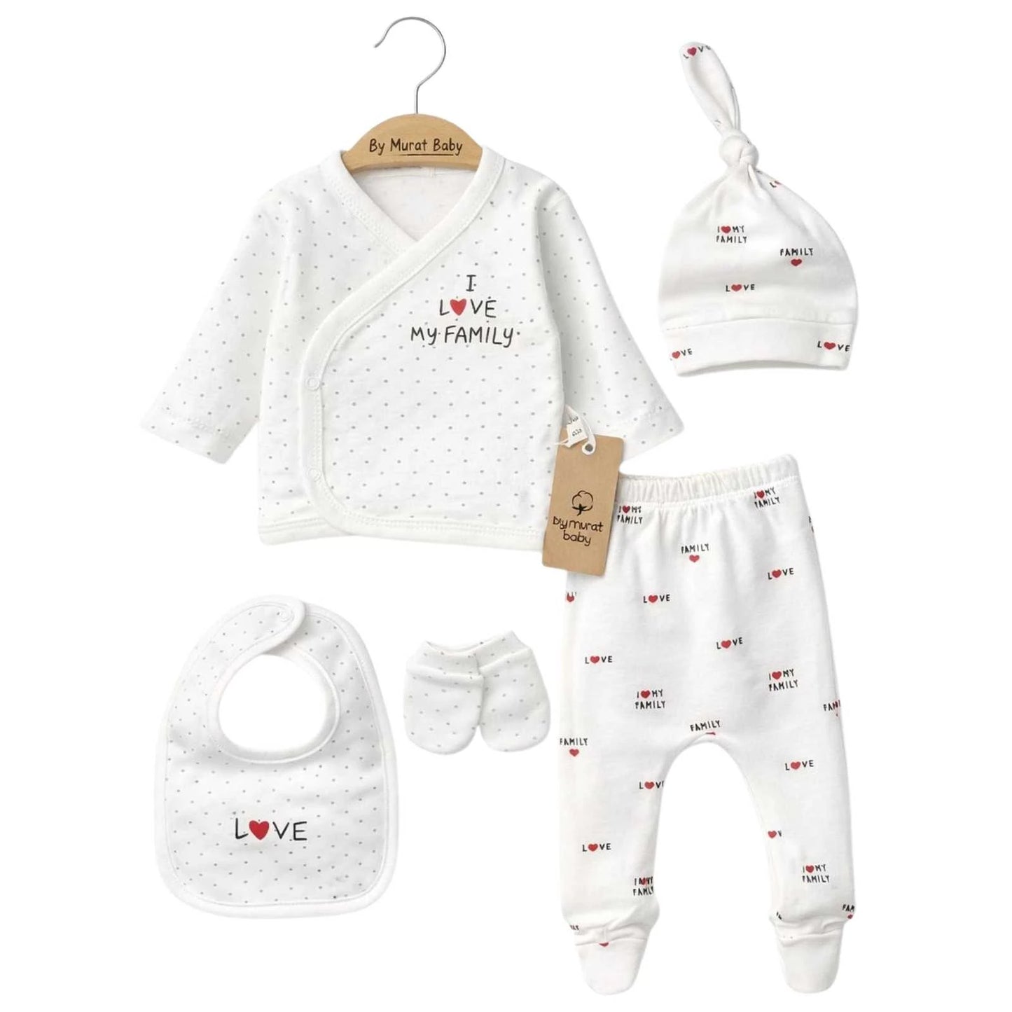 Erstlingsset Unisex 5-teilig