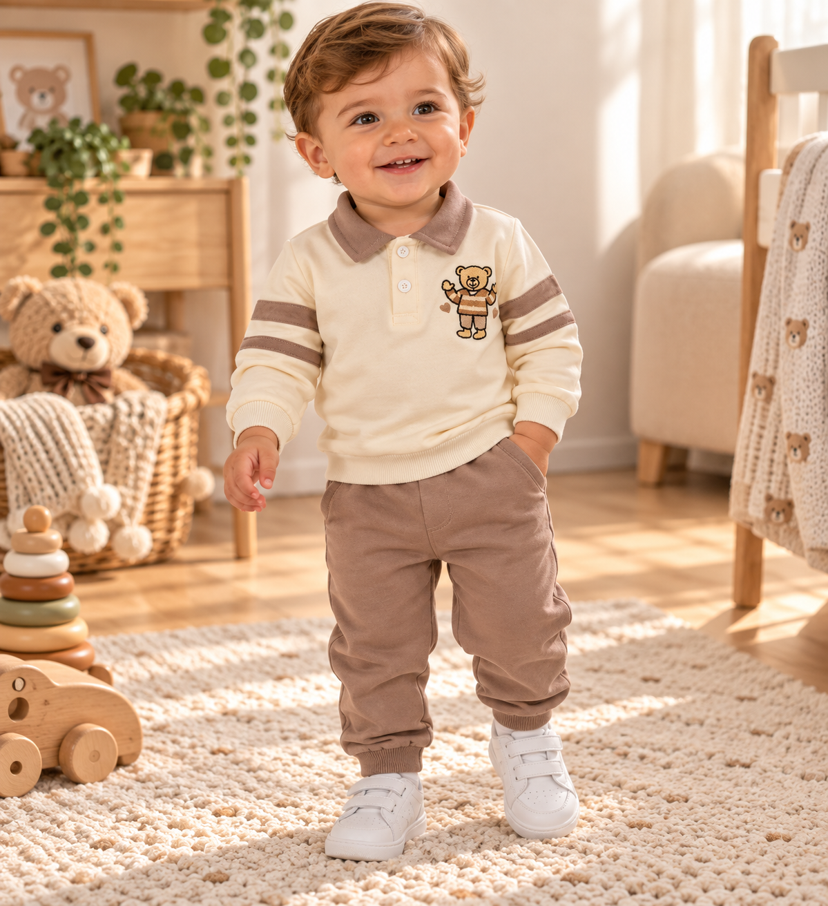 Baby Jogginganzug Popolin Teddybär