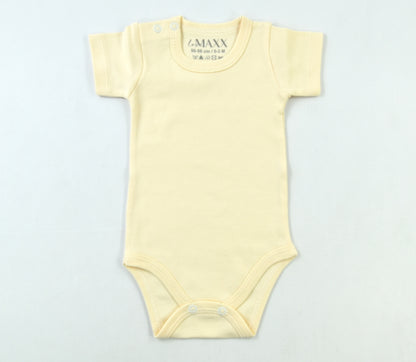 Kurzarm Baby Body Unisex – 4 Farben erhältlich | Weich & bequem