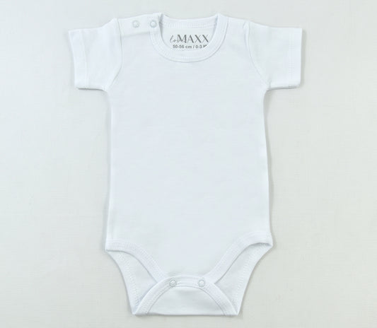 Kurzarm Baby Body Unisex – 4 Farben erhältlich | Weich & bequem