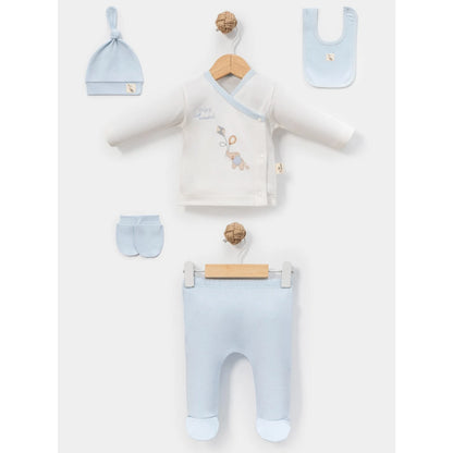 Baby Erstlingsset 5-teilig Hellblau