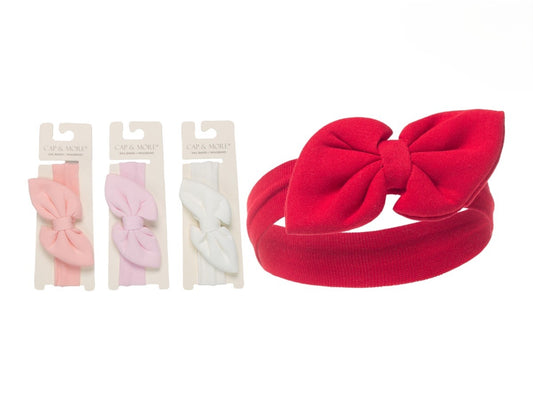 Baby & Kinder Stirnband mit Schleife – elastisch & weich (6 Monate – 2 Jahre)