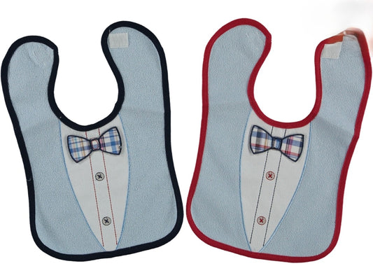 Baby Lätzchen Gentleman Style – mit süßer Fliege & Hemd-Design