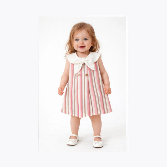 Kleid Baumwolle Streifen