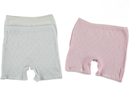 Mädchen Unterhose / Pantys mit Herzmuster – Baumwolle