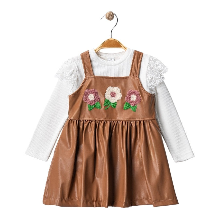 2-teiliges Outfit-Set für Mädchen – Kleid & Oberteil 🌸👧