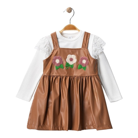 2-teiliges Outfit-Set für Mädchen – Kleid & Oberteil 🌸👧