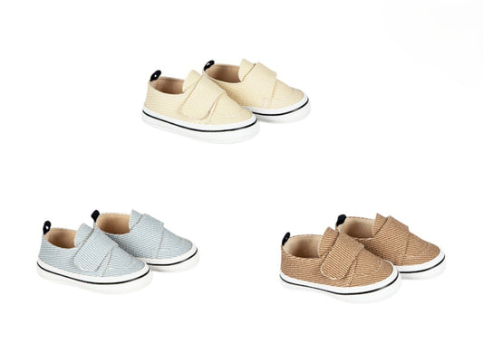 Babyschuhe Slip-On – Leichte Klett-Sneaker in 3 Farben