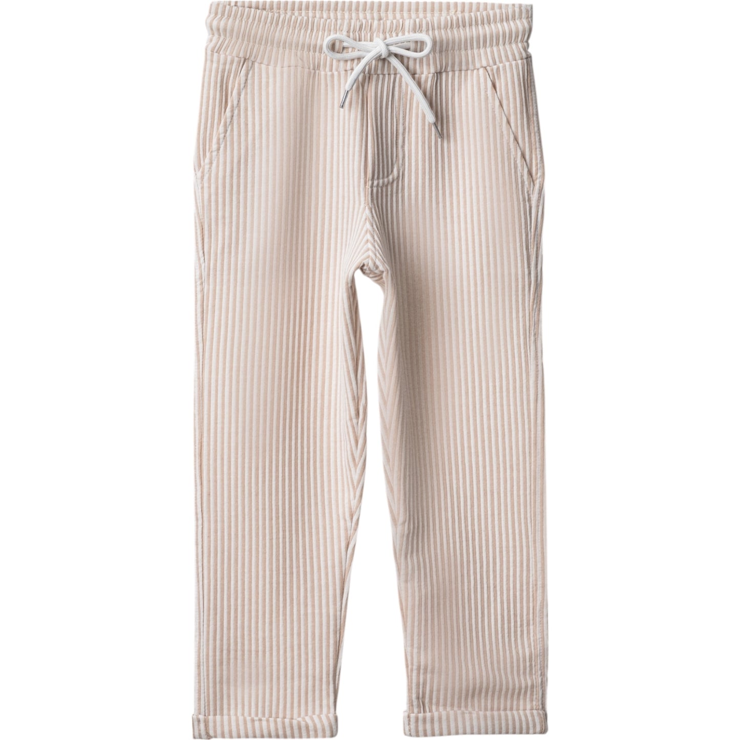 Jungen Stoffhose aus Musselin – leicht & bequem in Beige 👦🤍
