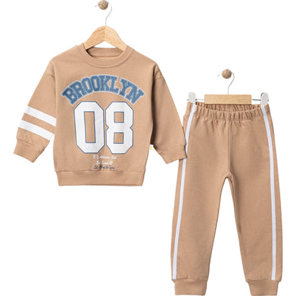 Jungen 2-teiliges Sport-Set – Sweatshirt & Jogginghose aus Baumwolle