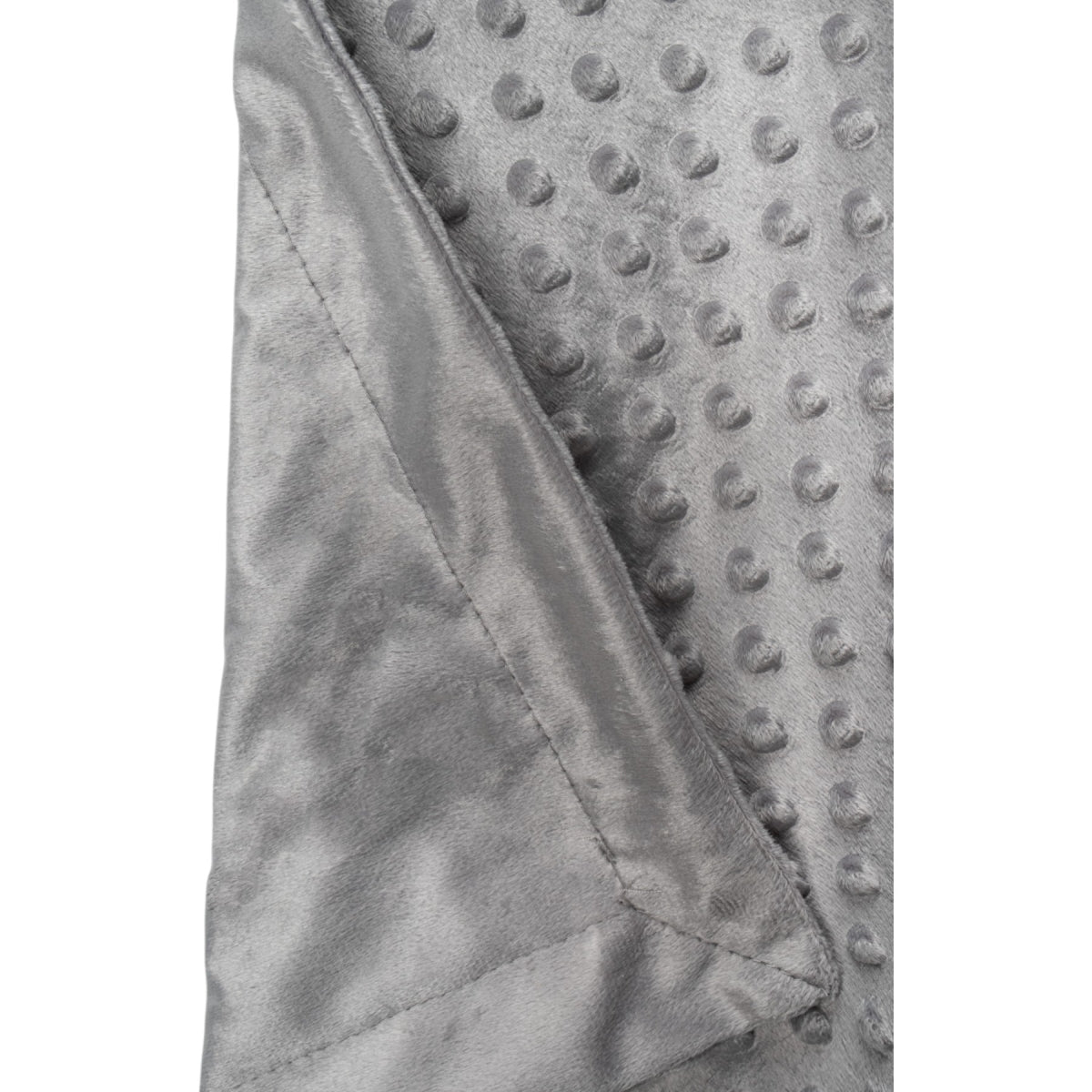 Weiche Babydecke in Hellgrau – Kuscheldecke für Babys